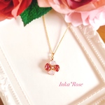 keyuachan7様専用ページ💎✨スワロフスキー✨classy roseネックレス✨グルーデコ ピンク