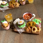 ちょっぴり夏気分🍹ロコモコライスバーガーセット