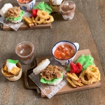 スタミナアップ！生姜焼きライスバーガー🌾