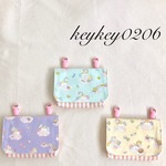  ユニコーン   移動ポケット♡ クリップ付き マチあり 女の子  ゆめかわ