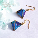 レジン ステンドグラス ピアス/イヤリング