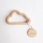  wood teether くも（木製歯固め）