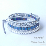 Rush blue ラップブレスレット