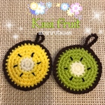 キューイのアクリルたわし
