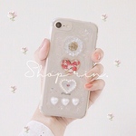 フラワーガーリー きらきらiphoneケース