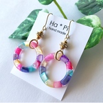 再販▷揺れる さざれ石とUFO ピアス／イヤリング