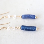 14KGF Wpointquartz romanglass pierce[kgf0668]