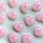 BE MINE キャンディーハート プラスチックパーツ【5個】
