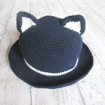 【ｓ様ご予約品】コットンのねこ耳ハット　