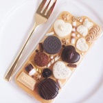 ミルクティ色♡ホワイトチョコクマちゃんのiPhone6Sケース（1点限定・即発送）