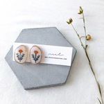 flowers <milky> marigold ピアス/イヤリング