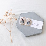 flowers <milky> red roseピアス/イヤリング