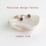  14kgf： petite pierce 3㎜ ：ガーネット