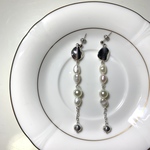 淡水パール×シルバーピアス