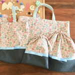 mayosatoさま専用☆入園入学4点セット 小花柄 