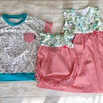 【h様ご依頼品】赤ストライプ3サイズお揃い服