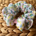 ※1点のみ ミナペルホネン jellybeans 生地使用  リボンつき シュシュ 