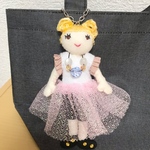 めぐ様ご予約＊SALE品＊ファッションドールチャーム（ピンクドレス）