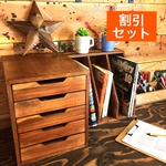 pitha様専用木製レターケース&木製ファイルボックスセット
