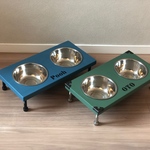 ☆アイアン☆フードテーブル☆11cmボール☆名前入れ無料☆