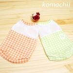 夏にぴったりメッシュ＆チェックタンクトップ☆犬服♪