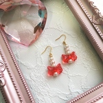 可愛いリボンピアス♡