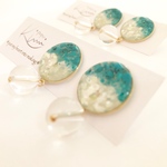 turquoise&shell ピアス／イヤリング