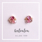 大人可愛い ビジューピアス #09