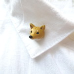 柴犬ピンバッジ