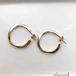 チタンピアス ツイストゴールド