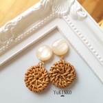 -ラタンseries-大人可愛いシェルピアス