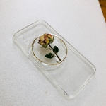 立体バラ ドライフラワー iPhoneケース アイフォンケース スマホカバー 薔薇