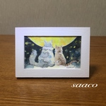 イラスト原画「満月の夜に」