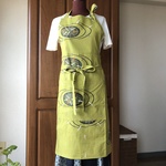 浴衣反物リメイク✾カフェエプロン