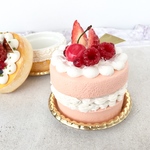  ネイキッドケーキの小物入れ  ピンク フェイクスイーツ