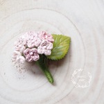 紫陽花のブローチ ❁プチピンク