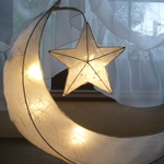 ※C様ご依頼品　再販　月と星(white）A