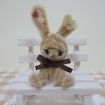 初回販売価格【ｂ・ココア】モールアート♡うさぎ