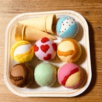 フェルトままごとアイスクリーム⑥