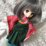 ハイカラさんセット　赤×緑