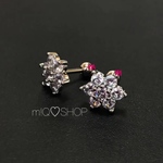 軟骨ピアス ジルコニアお花 16G