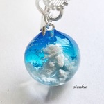 雲レジン  入道雲 キーホルダー