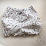 check&stripe 限定色 floating flora ピンク かぼちゃパンツ 