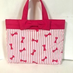 【早割り商品】女の子‪‪❤︎‬ストライプリボン‪‪❤︎‬ピンクレッスンバッグ‪‪❤︎‬