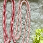 リボンレイ♡ストラップ 2本セット★ピンク