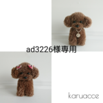 【ad3226様専用オーダー品】毛糸のもふもふトイプードルspecialセット