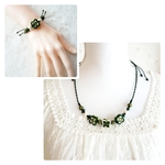 【glasslight様専用ページ】 ☘️クローバー☘️ のネックレス　&　ブレスレット    