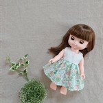 リバティ   メルちゃん   ソランちゃん   切り替えワンピース  ベッツィ×ドットミニヨン