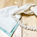 【yoiyoi1257様 専用】親子おそろいヘアバンド×ハンカチスタイセット