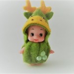 ドラゴンの着ぐるみ　キューピーちゃん　ストラップ